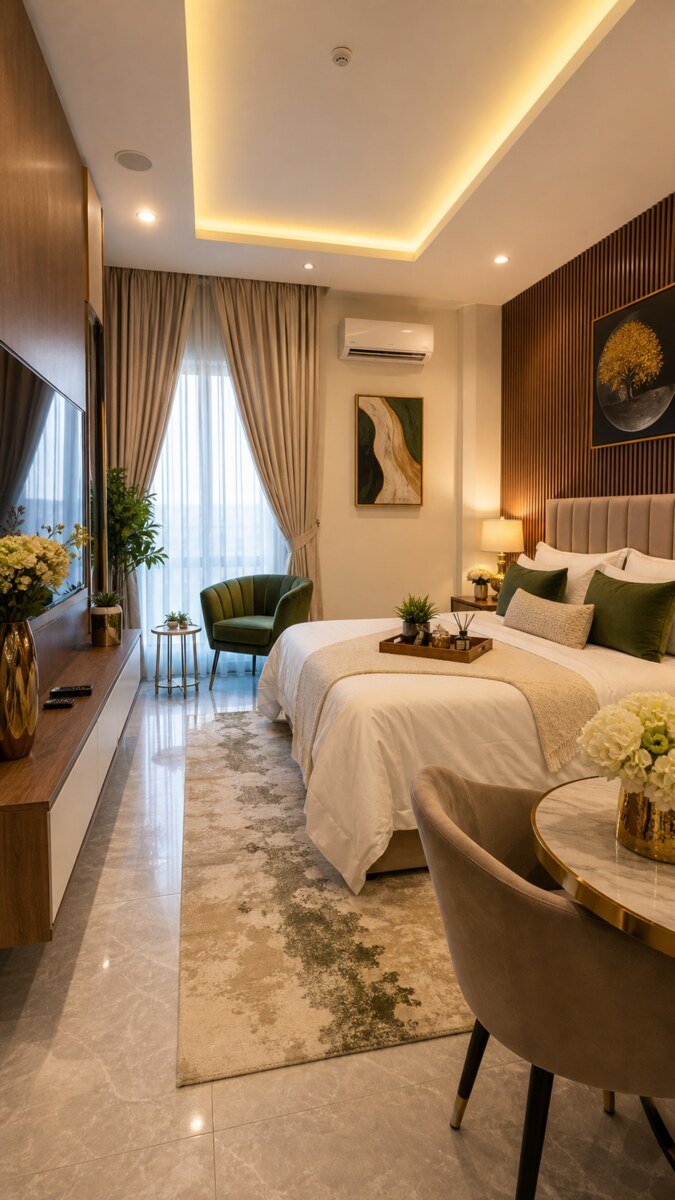 Interior Decoration and Designs apartment bedroom